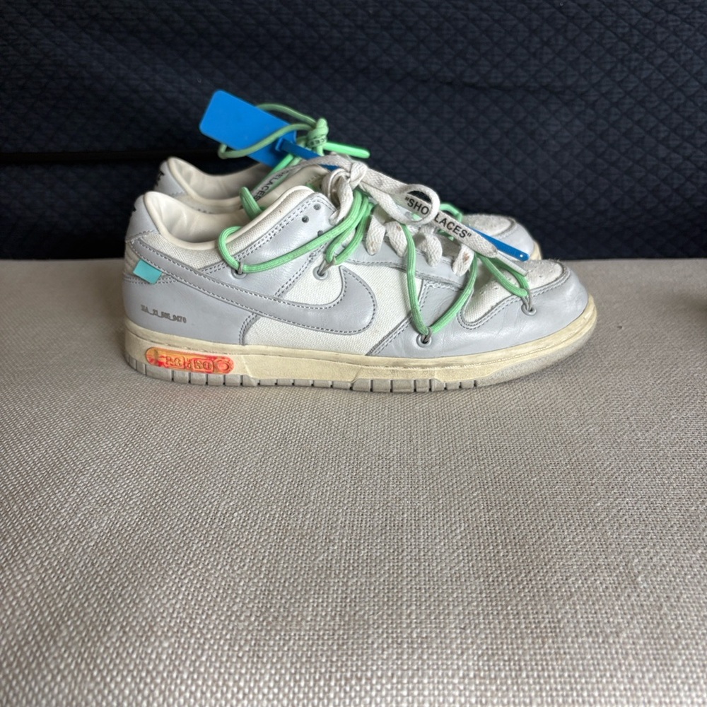 Nike Size 7.5M/9W Off-white x dunk low ‘lot 42 of 50’